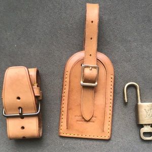 LV Lock & Key with Tags